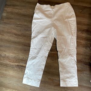 White cotton pants with stretch super comfy